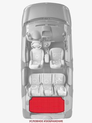 ЭВА коврики «Queen Lux» багажник для Isuzu Fargo (II)
